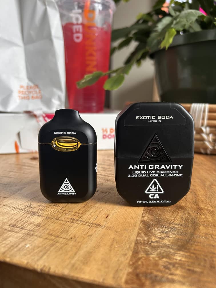 Anti Gravity Exotic Soda 2 Grams Disposable